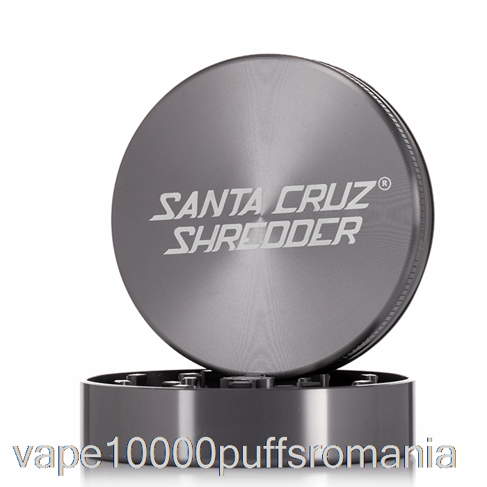 Vape Romania Santa Cruz Shredder 2,75 Inch Râșniță Mare Din 2 Piese Gri (70 Mm)